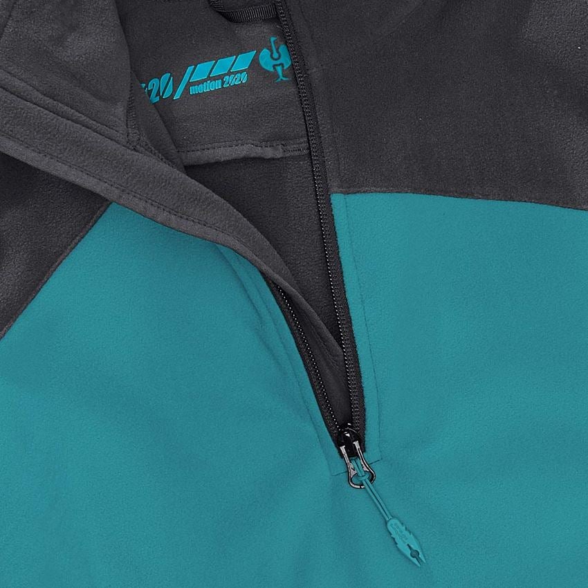 Koszulki | Pulower | Bluzki: Bluza polarowa Troyer e.s.motion 2020, damska + oceaniczny/grafitowy 2