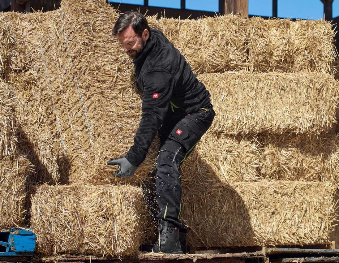 Koszulki | Pulower | Koszule: Bluza Troyer highloft e.s.motion 2020 + czarny/zielony morski 1