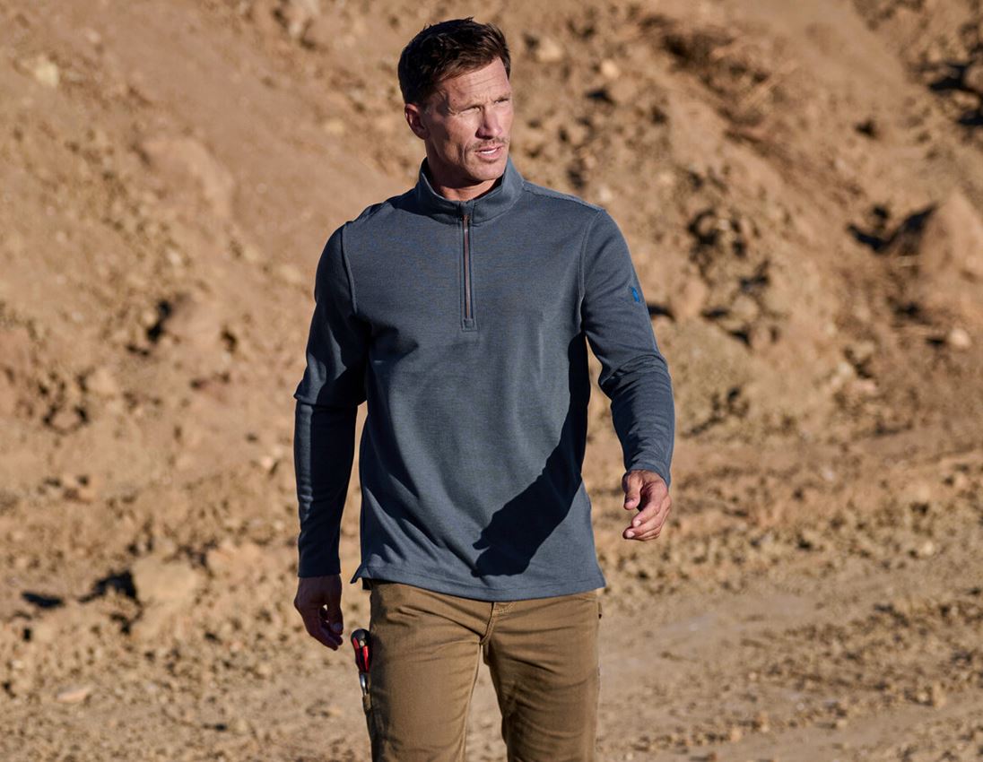 Koszulki | Pulower | Koszule: Bluza Troyer e.s.vintage + niebieski arktyczny 1