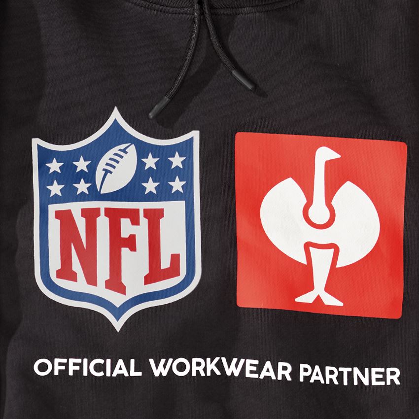 NFL X STRAUSS: NFL Hoodie cotton + czarny 2