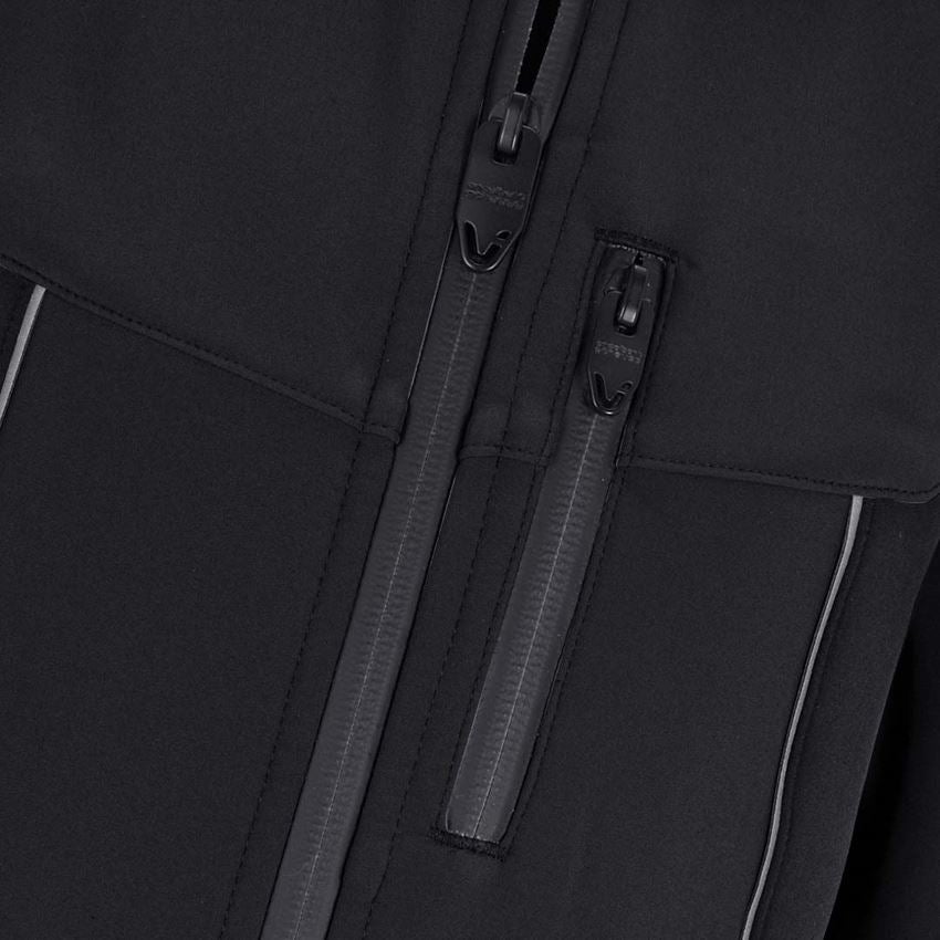 Kurtki: Kurtka softshell e.s.vision, dziecięca + czarny 2