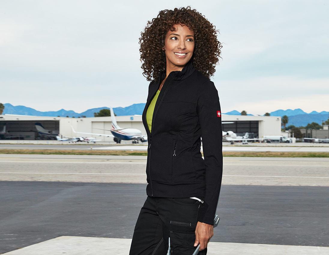 Kurtki robocze: FIBERTWIN® clima-pro Kurtka e.s.motion 2020, dam. + czarny 1