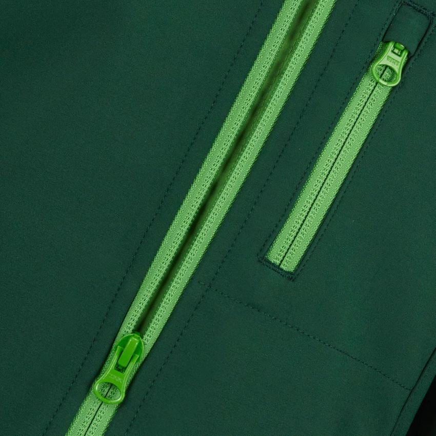 Kurtki: Kurtka softshell e.s.motion 2020, dziecięca + zielony/zielony morski 2