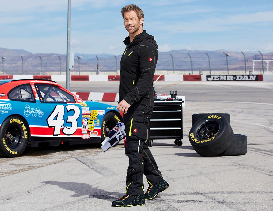 Kurtki robocze: Kurtka polarowa z kapturem e.s.motion 2020 + czarny 1