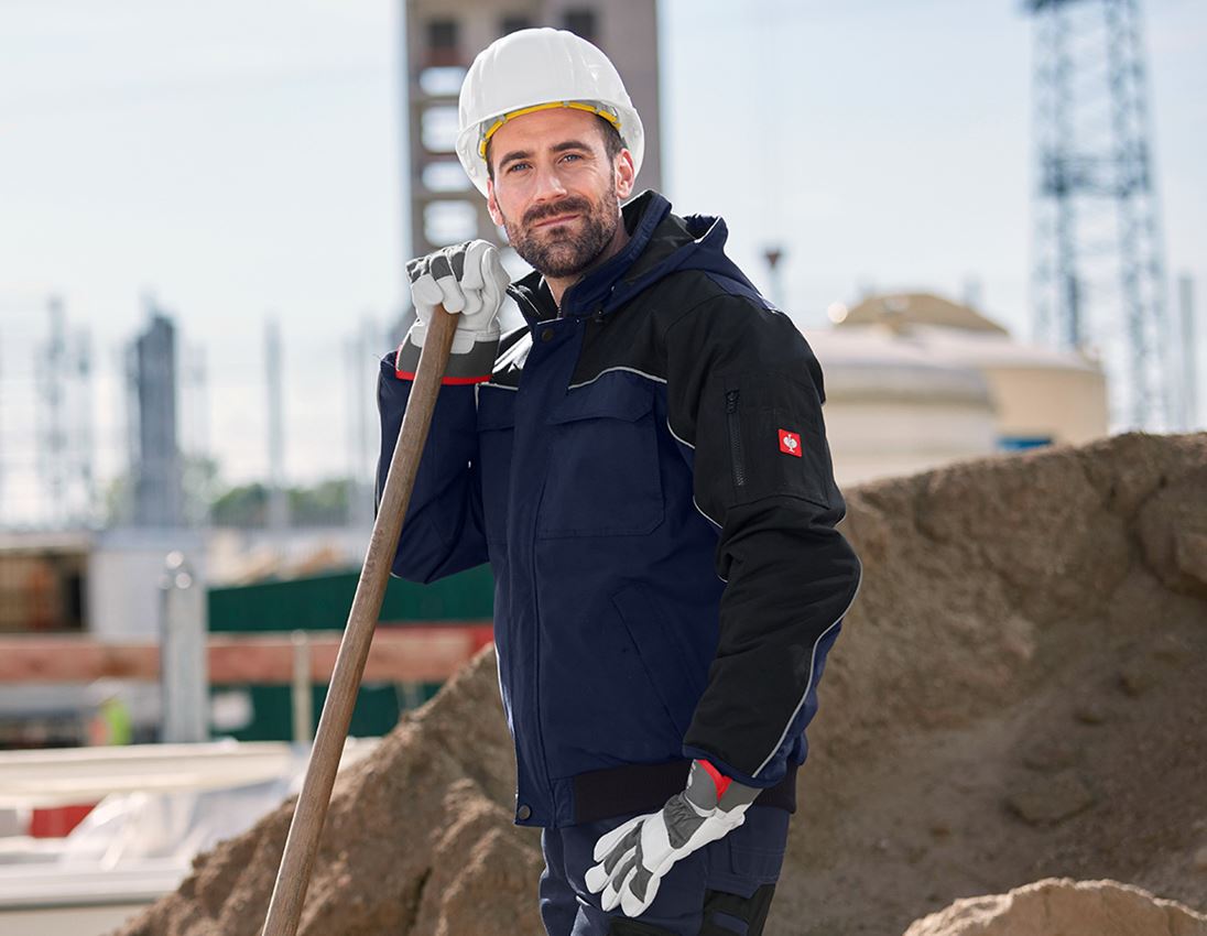 Kurtki robocze: Kurtka pilotka e.s.image + granatowy/czarny