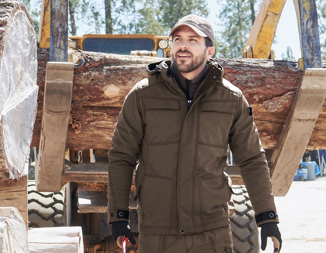 Kurtki robocze: Kurtka zimowa softshell e.s.roughtough + kora