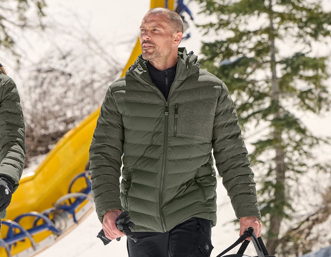 Kurtki robocze: Kurtka zimowa e.s.motion ten + zielony kamuflażowy