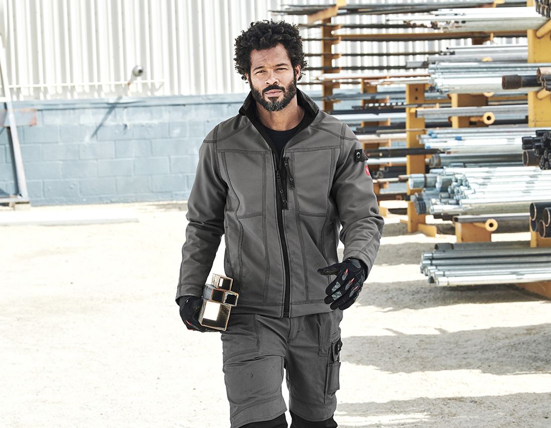 Kurtki robocze: Kurtka softshell e.s.roughtough + tytanowy 1