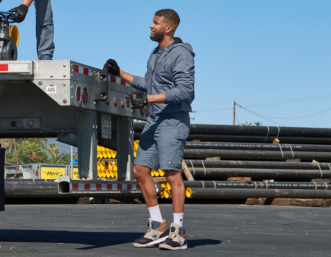 Kurtki robocze: Kurtka z kapturem e.s.iconic + niebieski tlenkowy 3