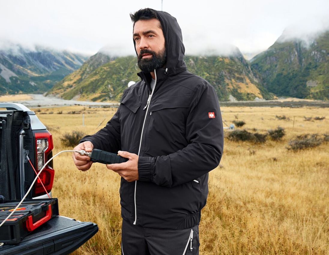 Kurtki robocze: Kurtka zimowa e.s.ambition + czarny/platynowy 1