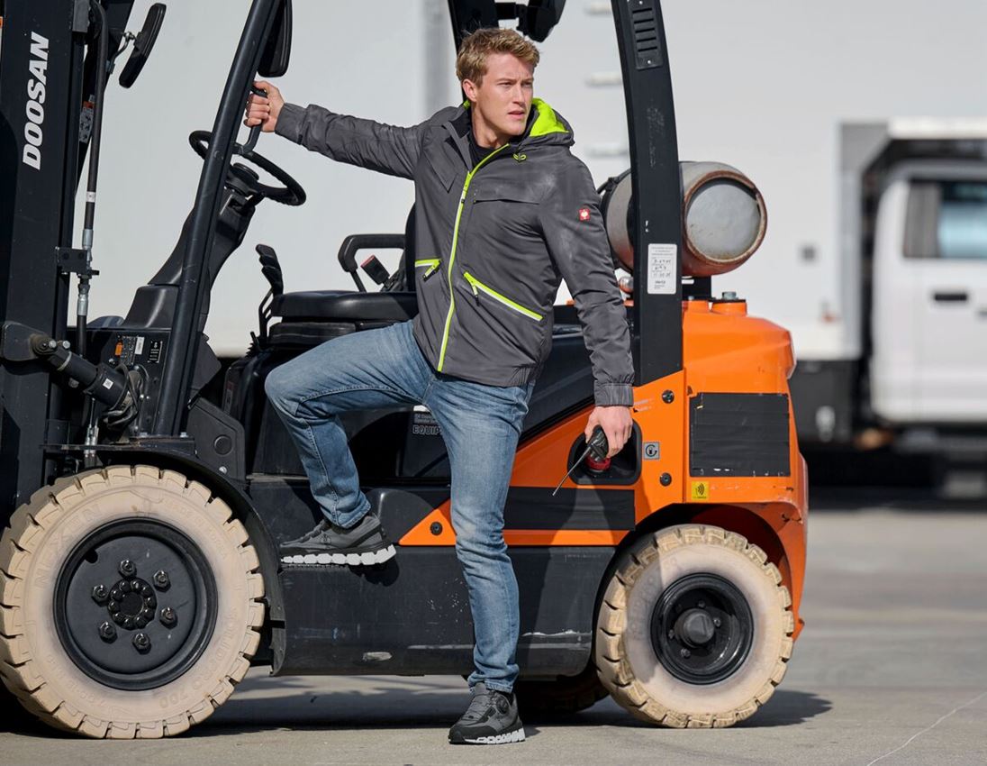 Kurtki robocze: Kurtka zimowa e.s.ambition + antracytowy/żółty ostrzegawczy 3