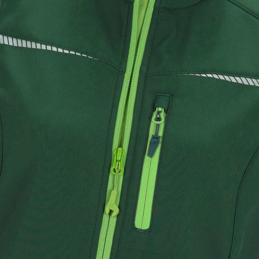 Kamizelki robocze: Kamizelka softshell e.s.motion 2020, damska + zielony/zielony morski 2