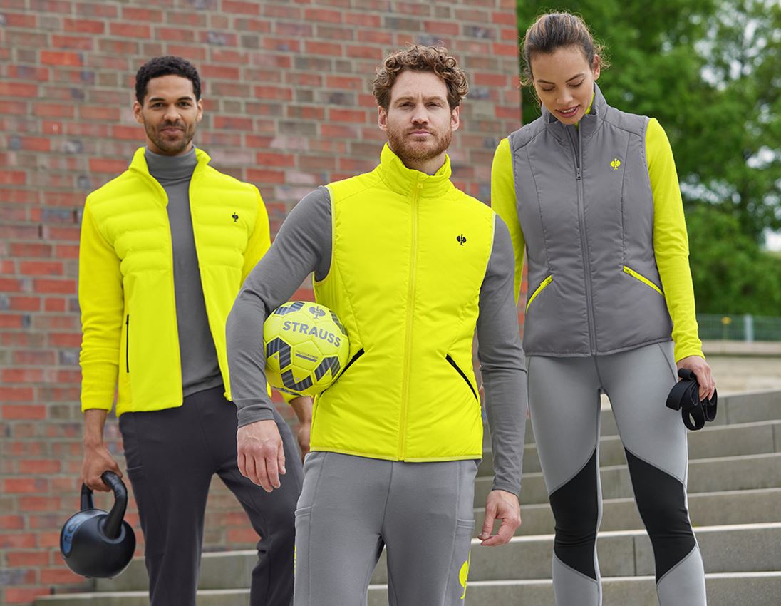 Kamizelki robocze: Kamizelka e.s.trail + żółty acid/czarny 2