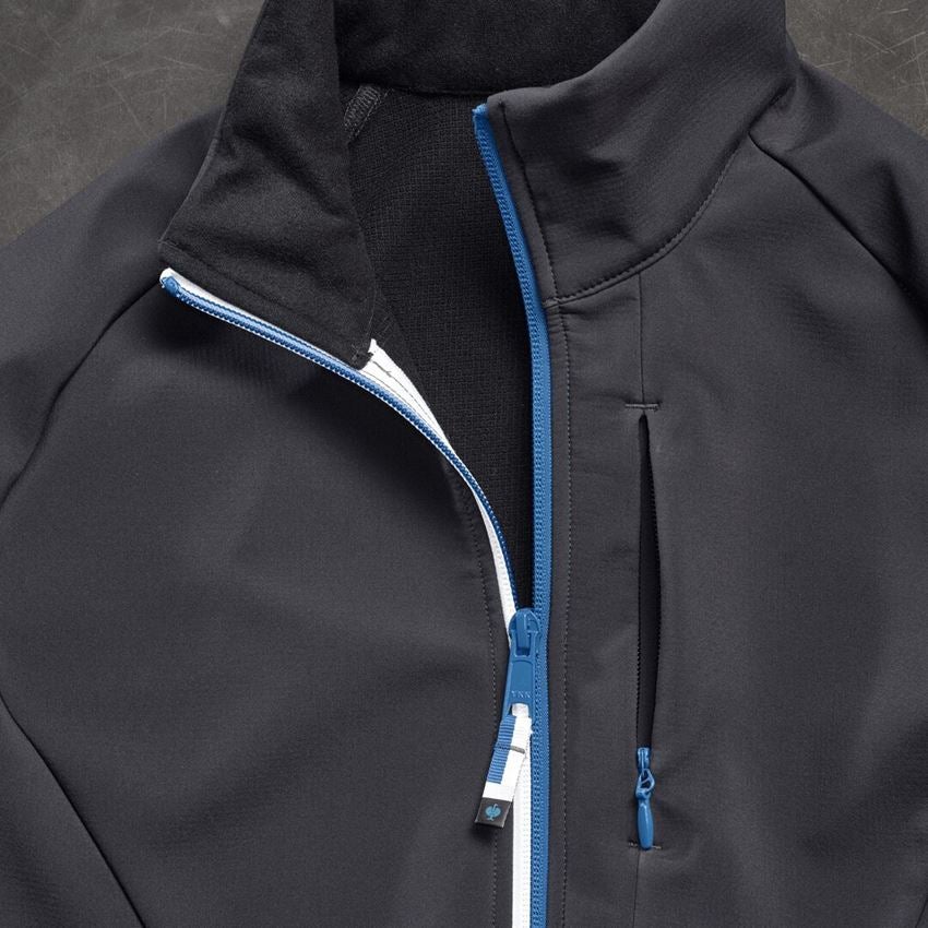 Kurtki robocze: Kurtka softshell e.s.ambition, damska + grafitowy/niebieski chagall 2