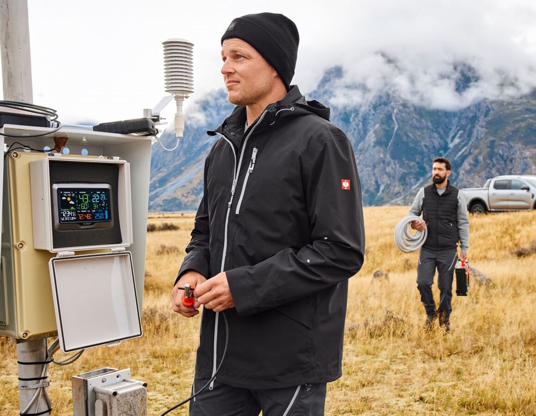 Kurtki robocze: Kurtka funkcyjna 3 w 1 e.s.ambition + czarny/platynowy