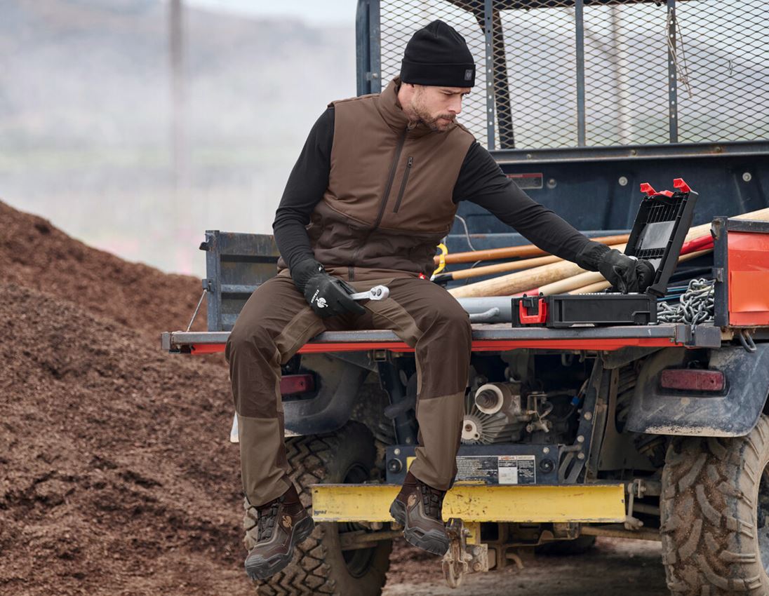 Kamizelki robocze: e.s. Kamizelka ocieplana + orzech laskowy/kasztanowy 4