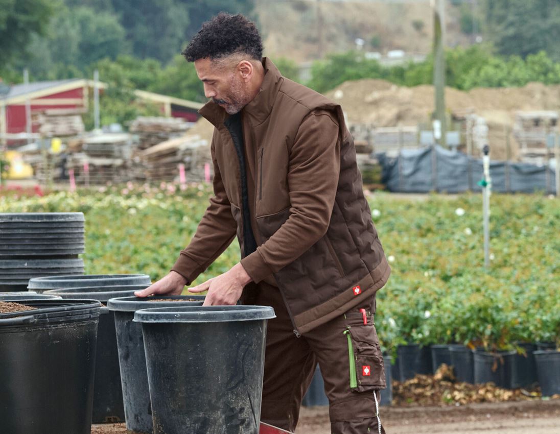 Kamizelki robocze: e.s. Kamizelka ocieplana + orzech laskowy/kasztanowy 1