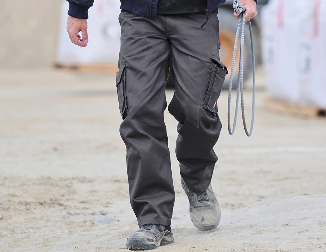 Spodnie robocze: Spodnie typu cargo + antracytowy