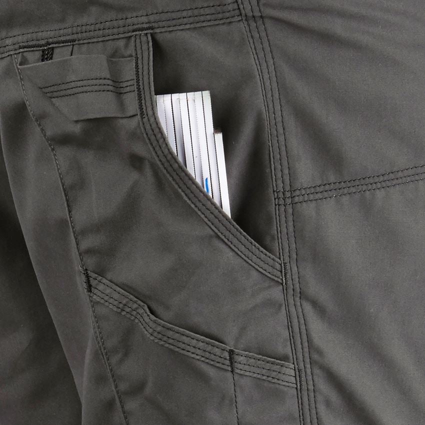 Spodnie robocze: e.s. Spodnie do pasa cotton touch + tytanowy 2