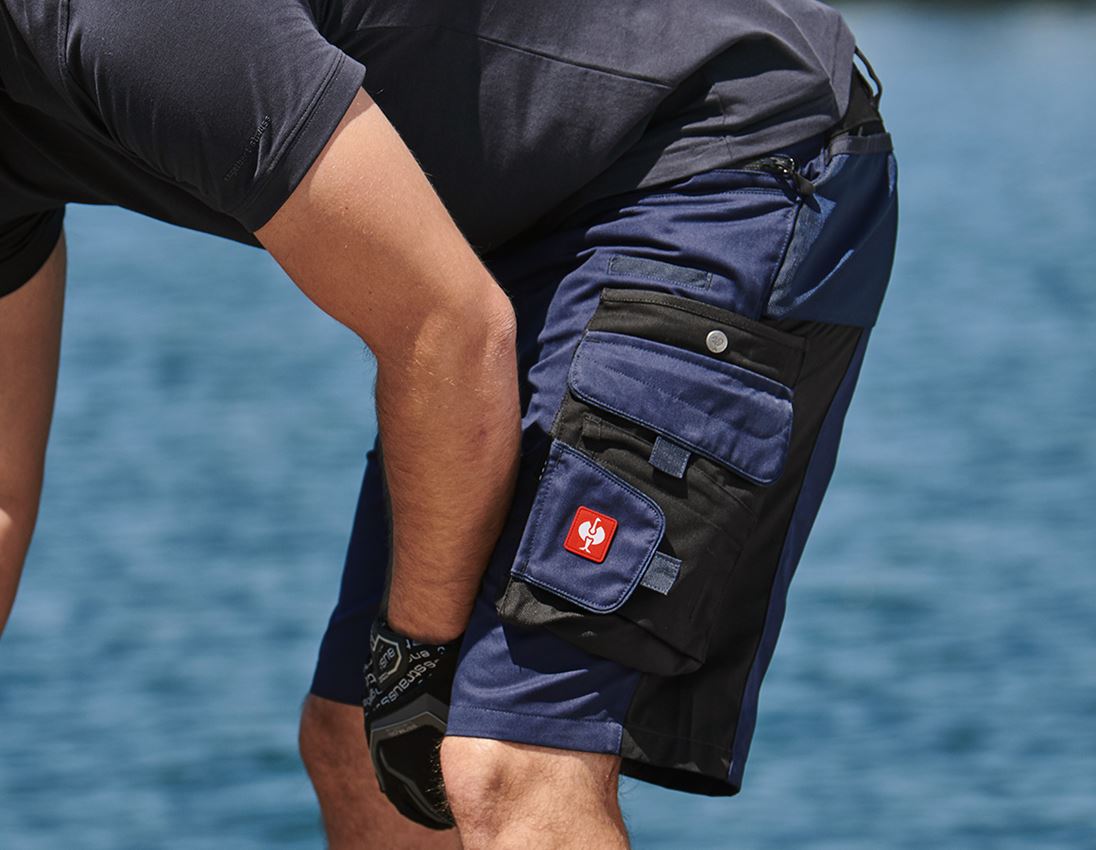 Spodnie robocze: Szorty e.s.motion + granatowy/czarny 1