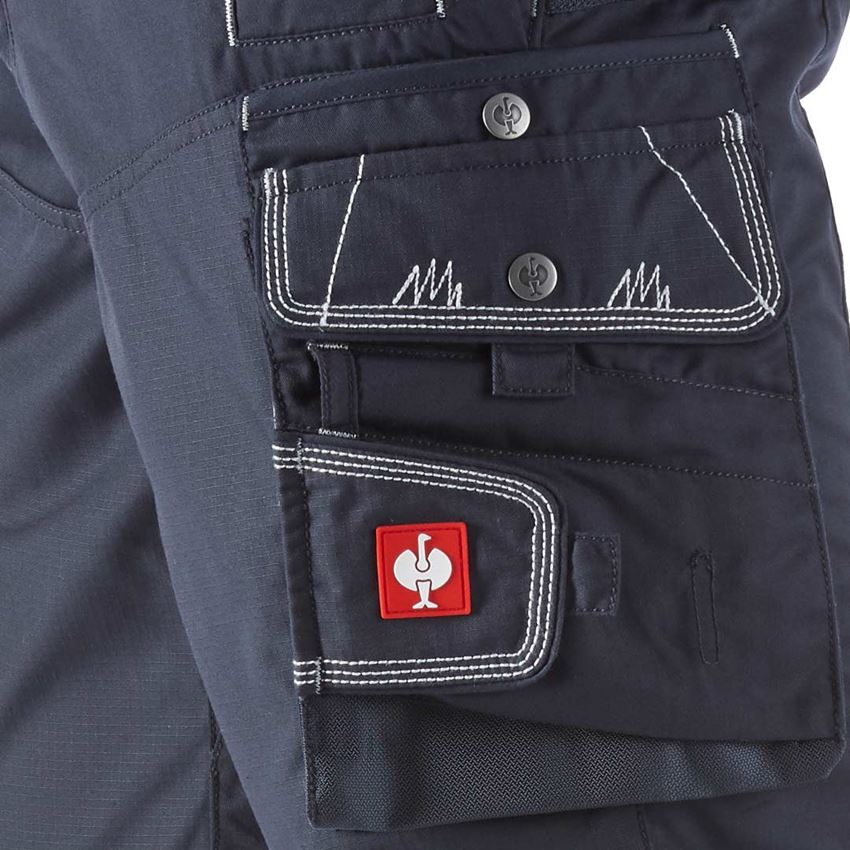 Spodnie robocze: Szorty e.s.motion letnie + szafirowy/cementowy 2