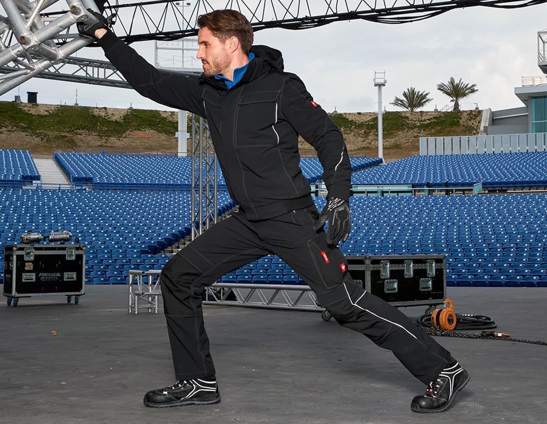 Spodnie robocze: Spodnie funkcyjne do pasa e.s.dynashield + czarny 1