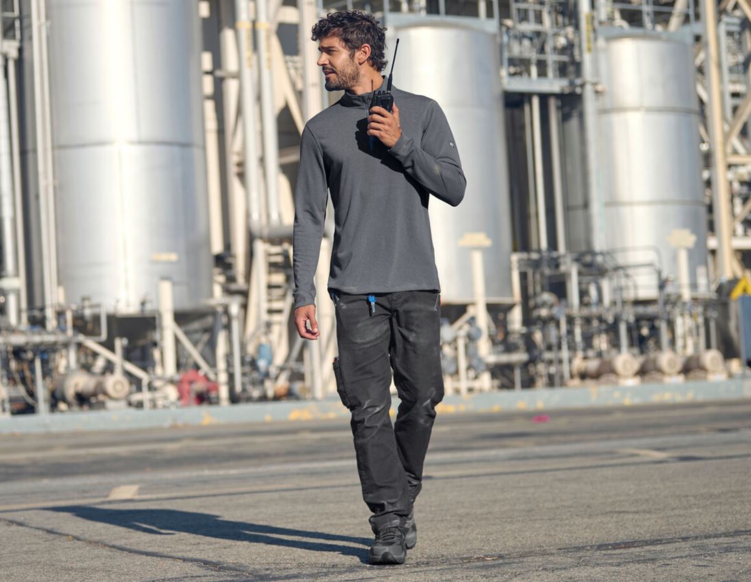 Spodnie robocze: Spodnie wielokieszeniowe e.s.vintage + czarny 1