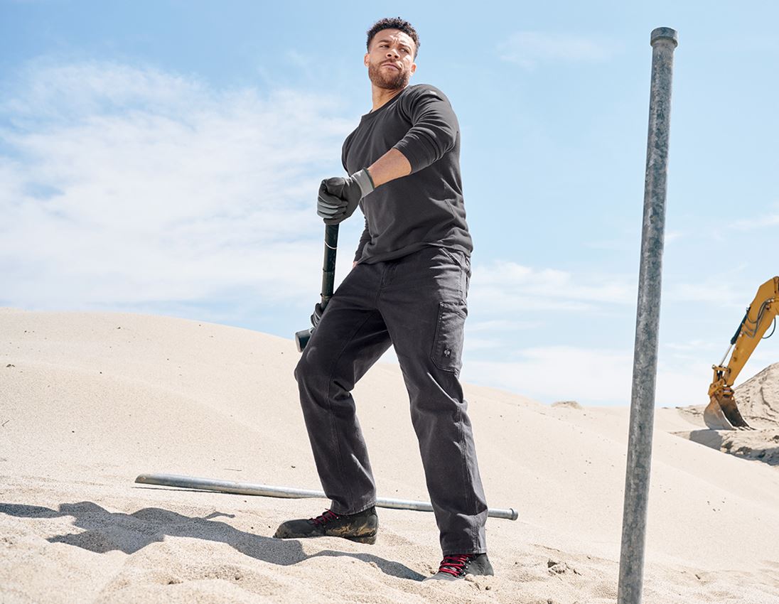 Spodnie robocze: Spodnie do pasa e.s.iconic + czarny 1