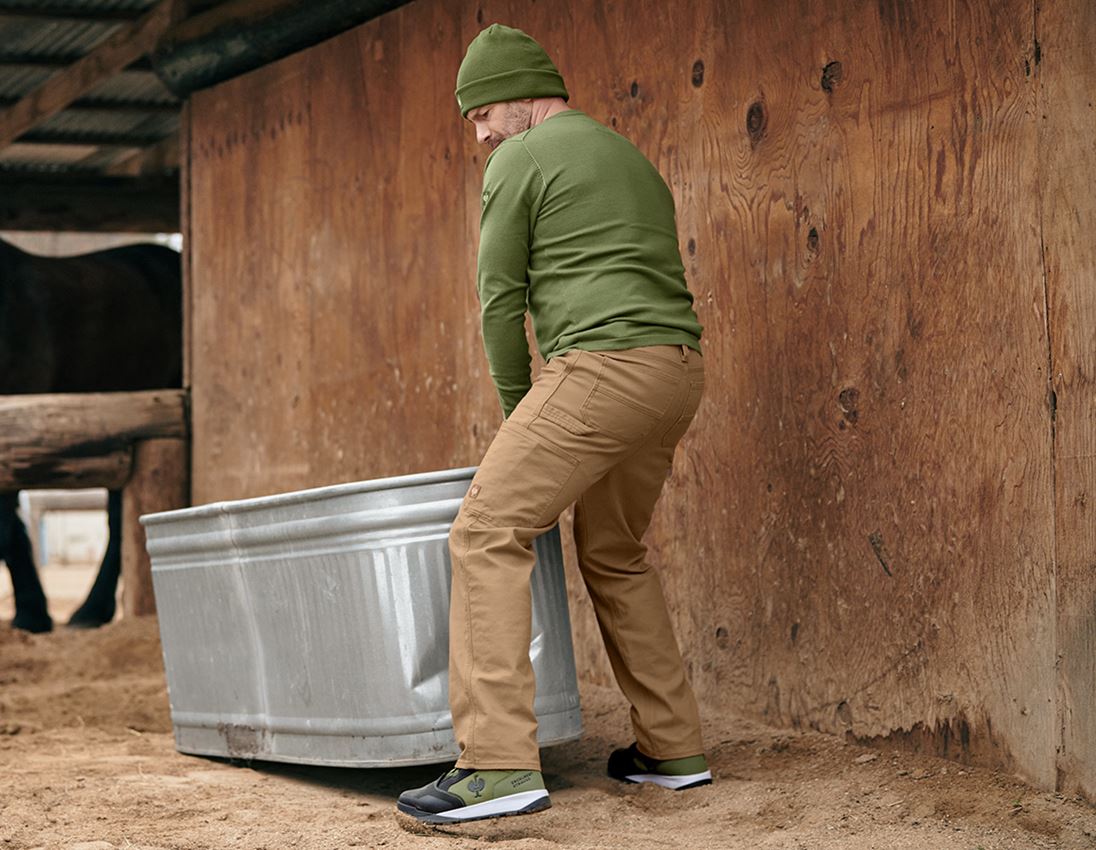 Spodnie robocze: Spodnie do pasa e.s.iconic + migdałowy brąz 4