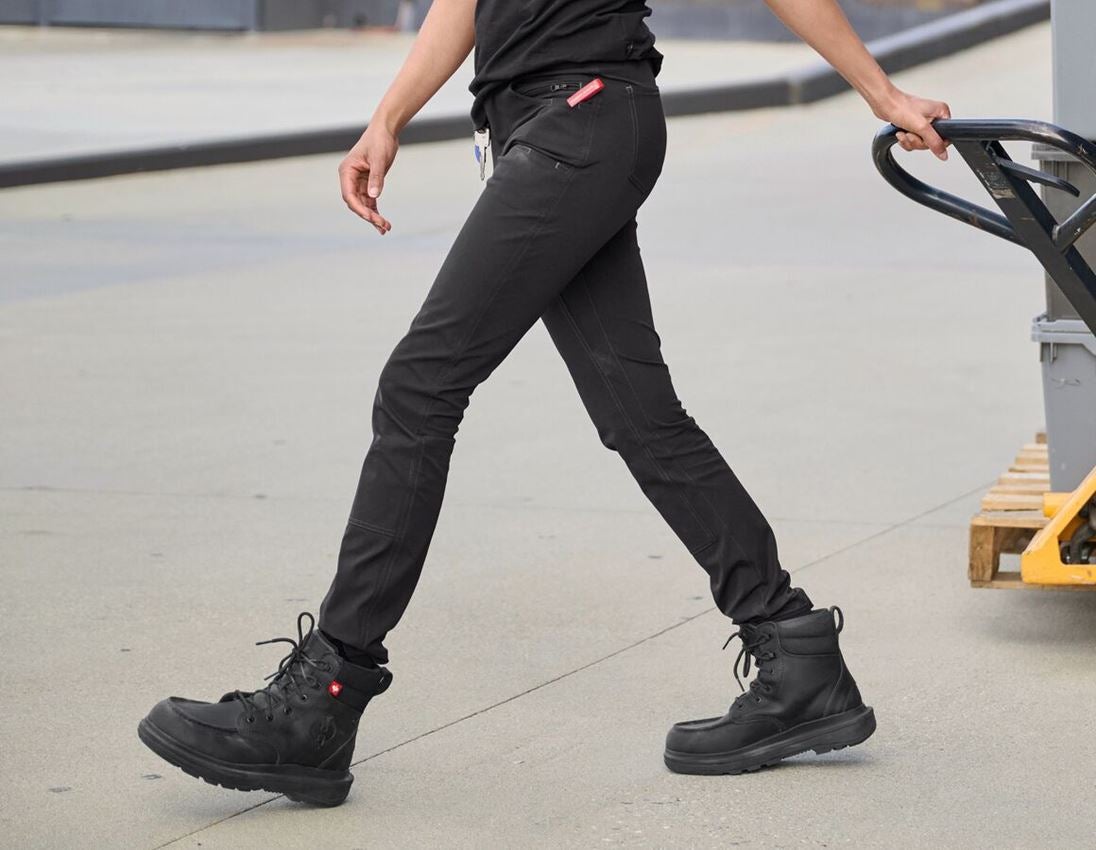 Spodnie robocze: Legginsy z podwójnym przodem e.s.e:pic, damskie + czarny 1