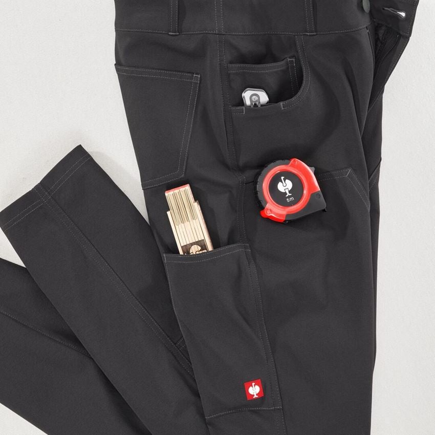 Spodnie robocze: Legginsy z podwójnym przodem e.s.e:pic, damskie + czarny 2