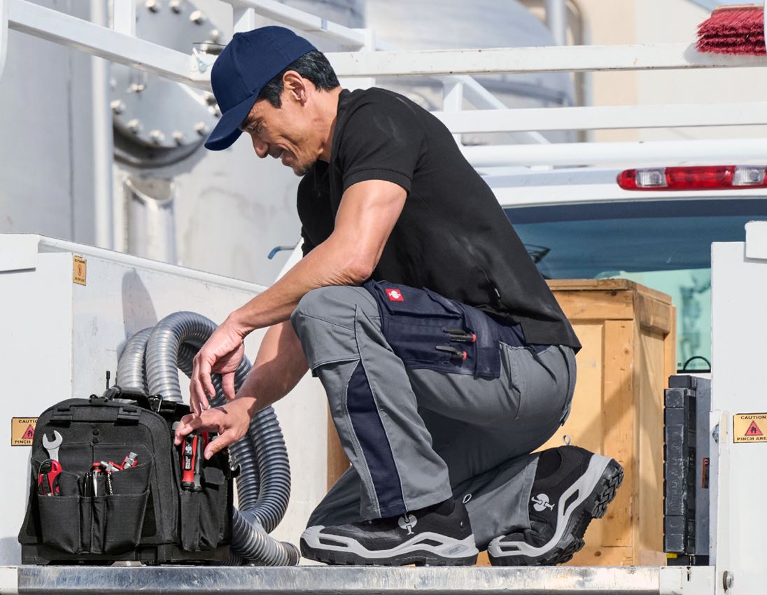 Spodnie robocze: Spodnie do pasa e.s.active + szary/granatowy 4