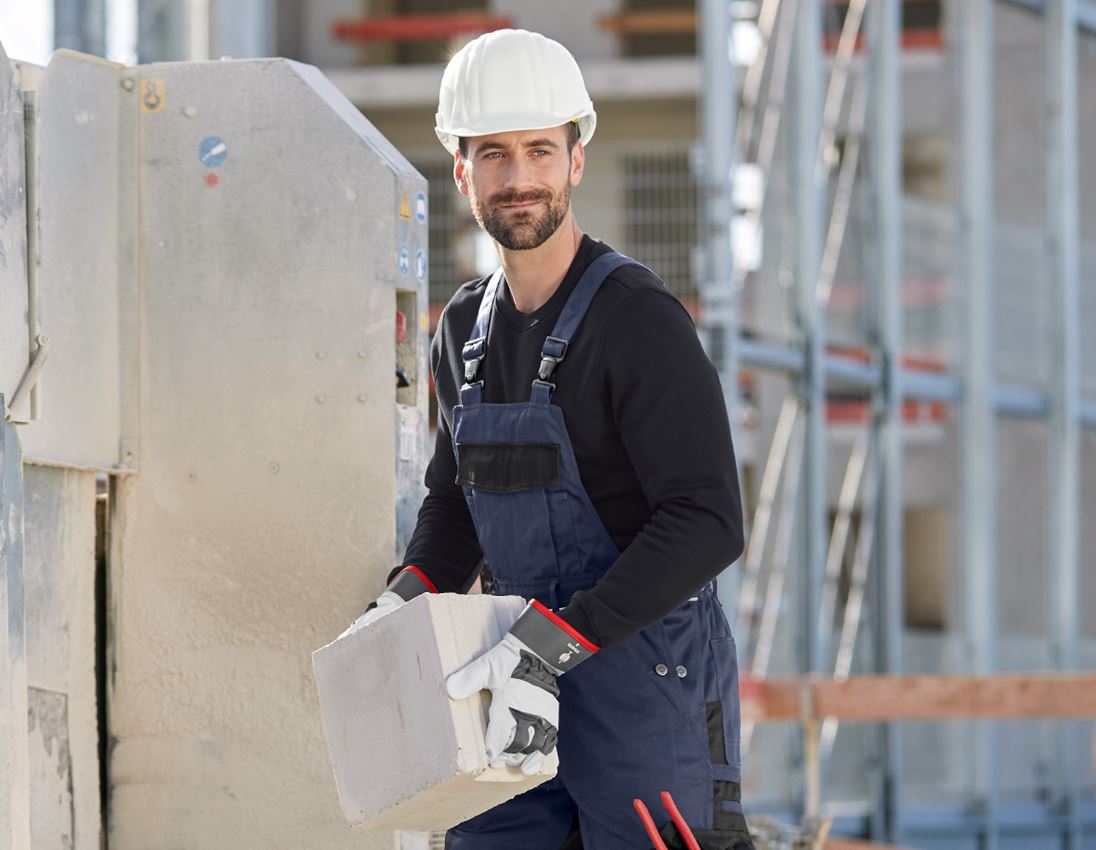 Spodnie robocze: Ogrodniczki e.s.image + granatowy/czarny 1