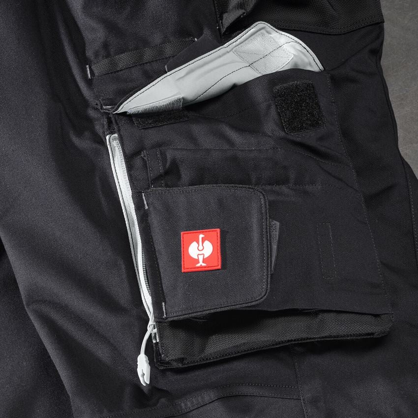 Spodnie robocze: Szorty e.s.motion 2020 + czarny/platynowy 2