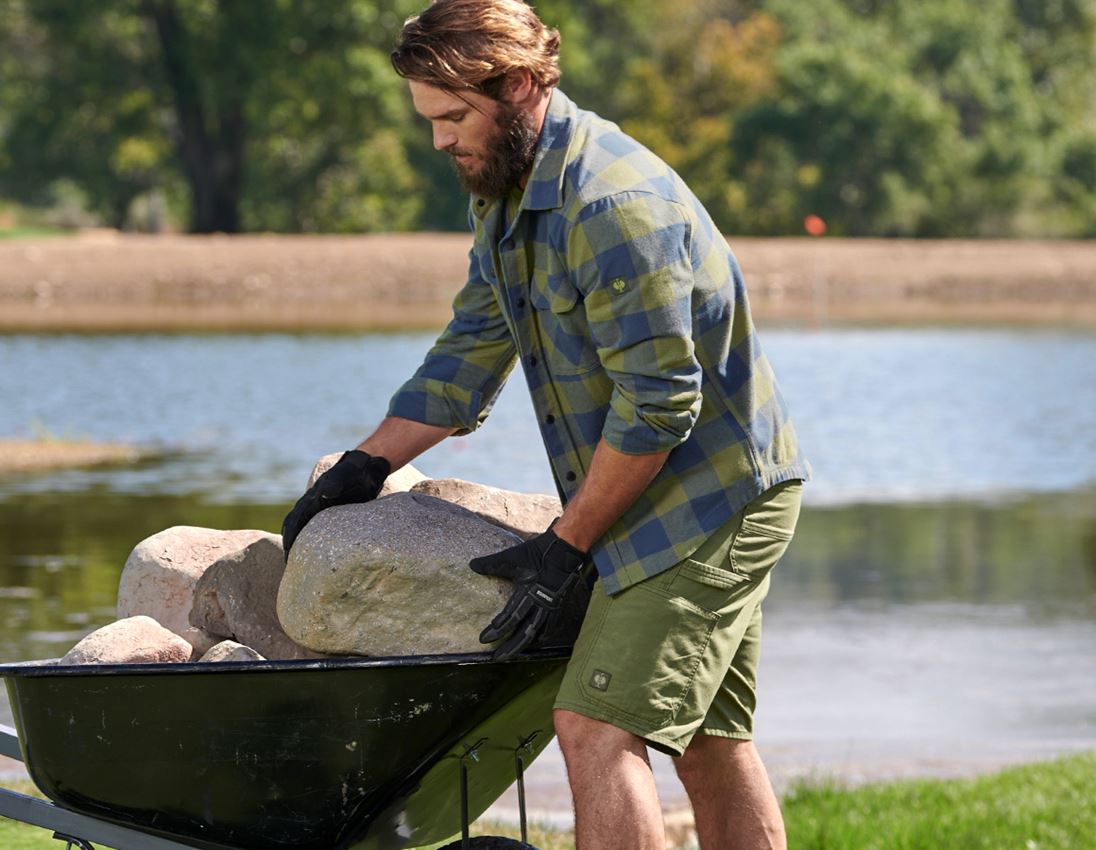 Spodnie robocze: Szorty e.s.iconic + górska zieleń 4