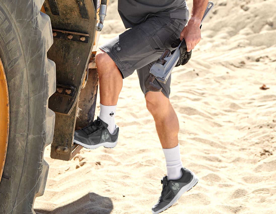 Spodnie robocze: Szorty e.s.iconic + karbonowym szary 1