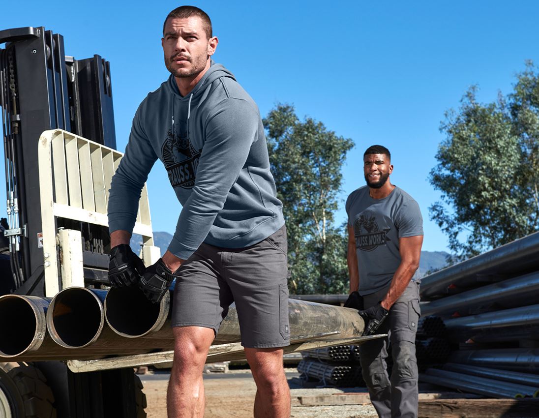 Spodnie robocze: Szorty e.s.iconic + karbonowym szary 3