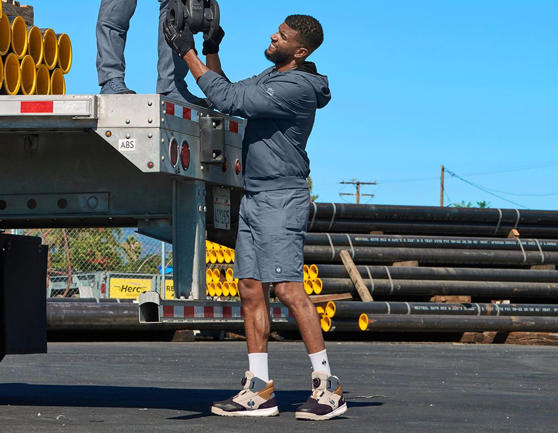 Spodnie robocze: Szorty e.s.iconic + niebieski tlenkowy 1