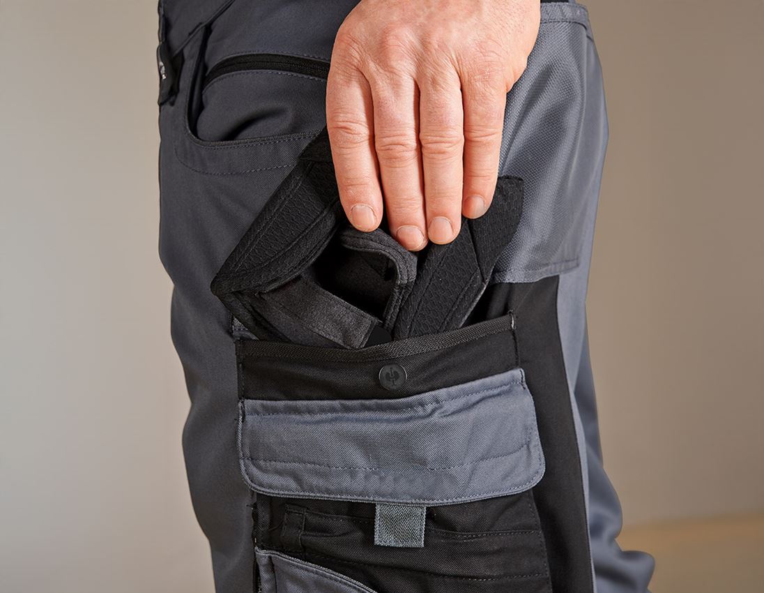 Akcesoria: e.s. Czapka funkcyjna z daszkiem Comfort fit + czarny/czarny-melanżowy 2