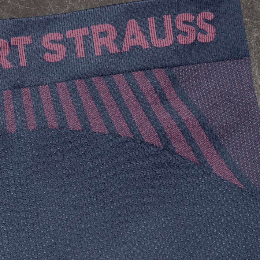 Bielizna funkcyjna: Legginsy funkcyjne e.s.trail seamless-warm,damskie + niebieski marine/różowy tara 2