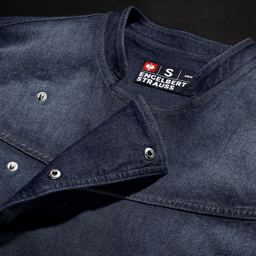 Koszulki | Pulower | Koszule: e.s. Bluza kucharska denim + mediumwashed 2