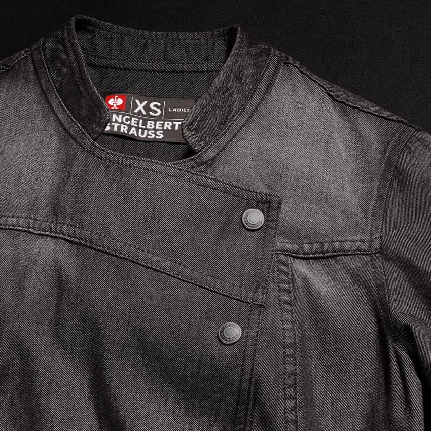 Koszulki | Pulower | Bluzki: e.s. Bluza kucharska denim, damska + graphitewashed 2