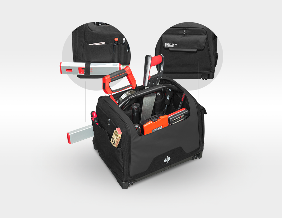 System STRAUSSbox: STRAUSSbox Torba na narzędzia otwarta + czarny 1