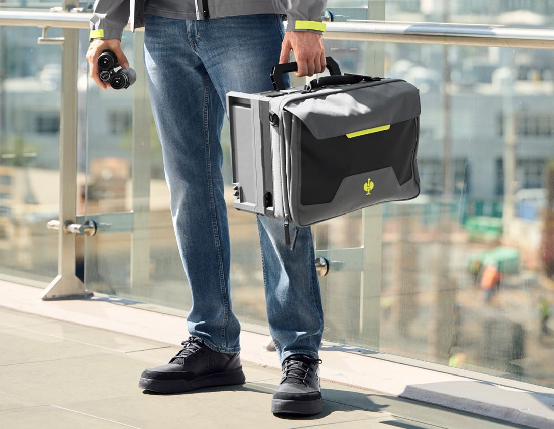 System STRAUSSbox: STRAUSSbox Torba na laptopa + szary bazaltowy/żółty acid 2