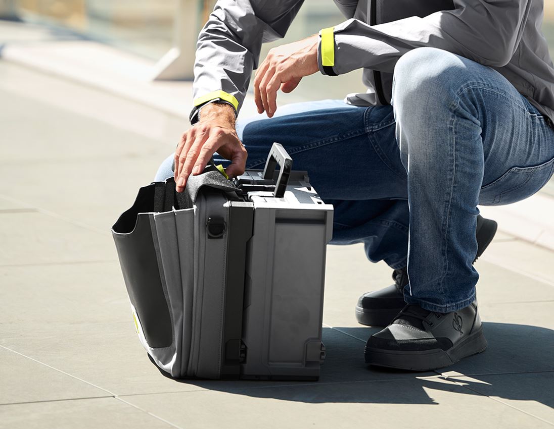 System STRAUSSbox: STRAUSSbox Torba na laptopa + szary bazaltowy/żółty acid 4