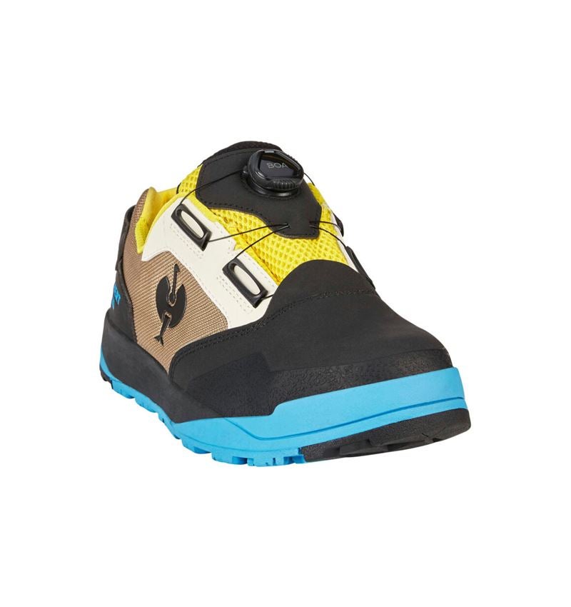 S1: S1 Półbuty bezpieczne e.s. Nakuru low + pergamin/czarny/błękit górski 4