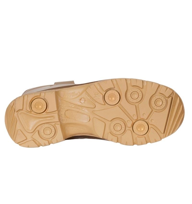 S3: S3 Zimowe buty bezpieczne wysokie + brązowy 3