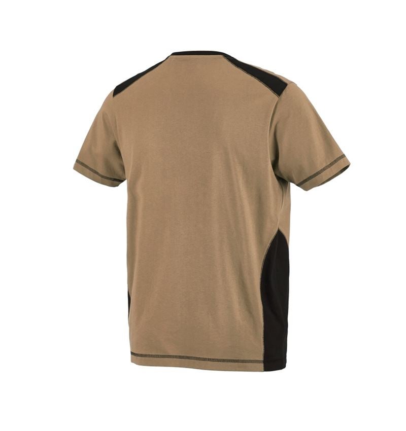 Koszulki | Pulower | Koszule: Koszulka cotton e.s.active + khaki/czarny 3