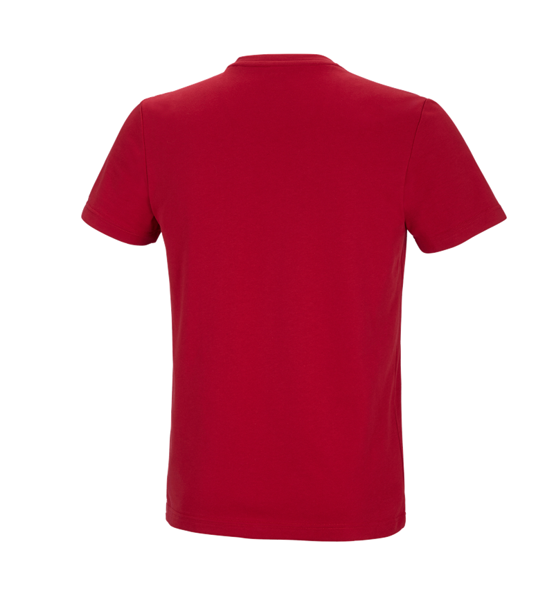 Koszulki | Pulower | Koszule: e.s. Koszulka funkcyjna poly cotton + ognistoczerwony 1