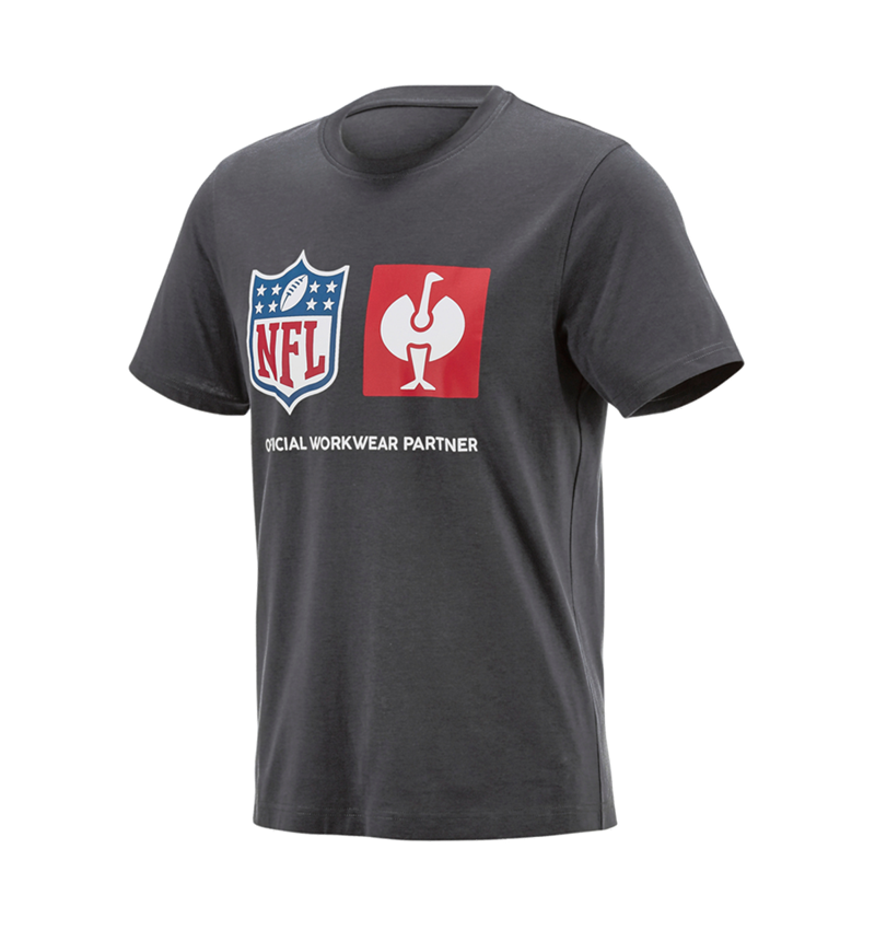 NFL X STRAUSS: NFL T-Shirt cotton + karbonowym szary 5
